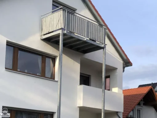 Anbaubalkon Stahl Verzinkt Stabfuellung