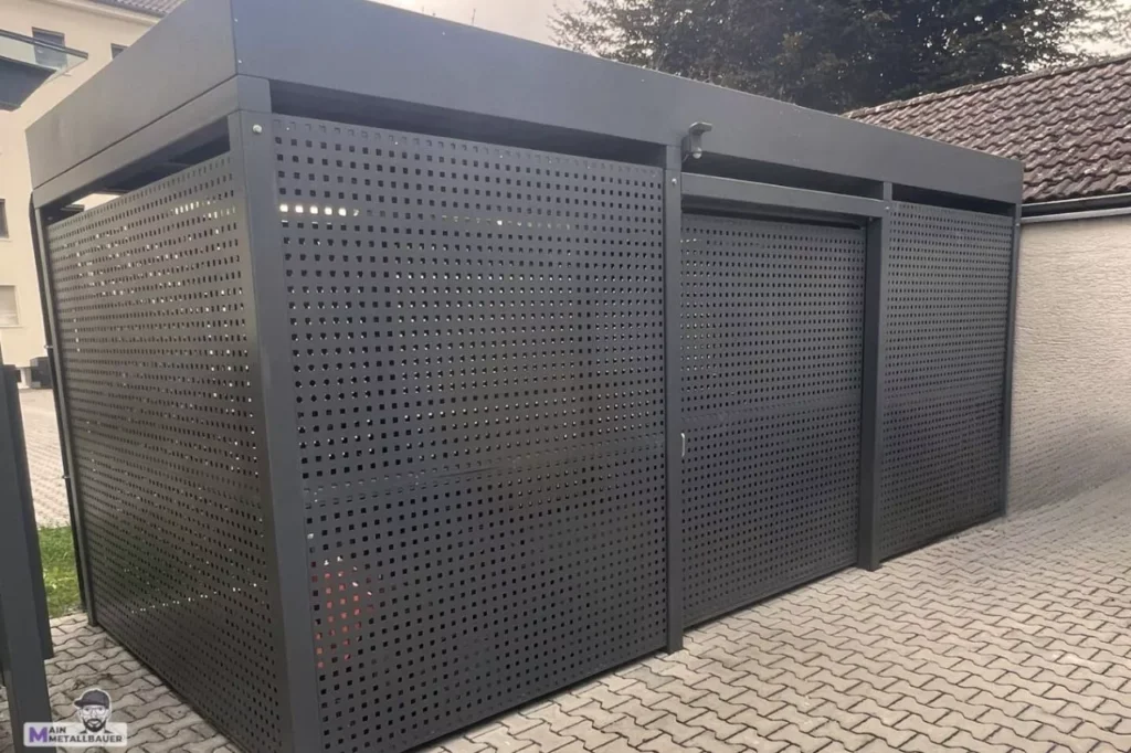 Einhausung Inkl Flachdach mit Lochblech Einhausung inkl Flachdach mit Lochblech