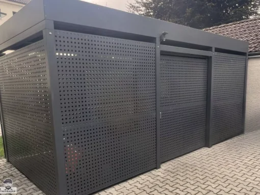 Einhausung Inkl Flachdach Mit Lochblech