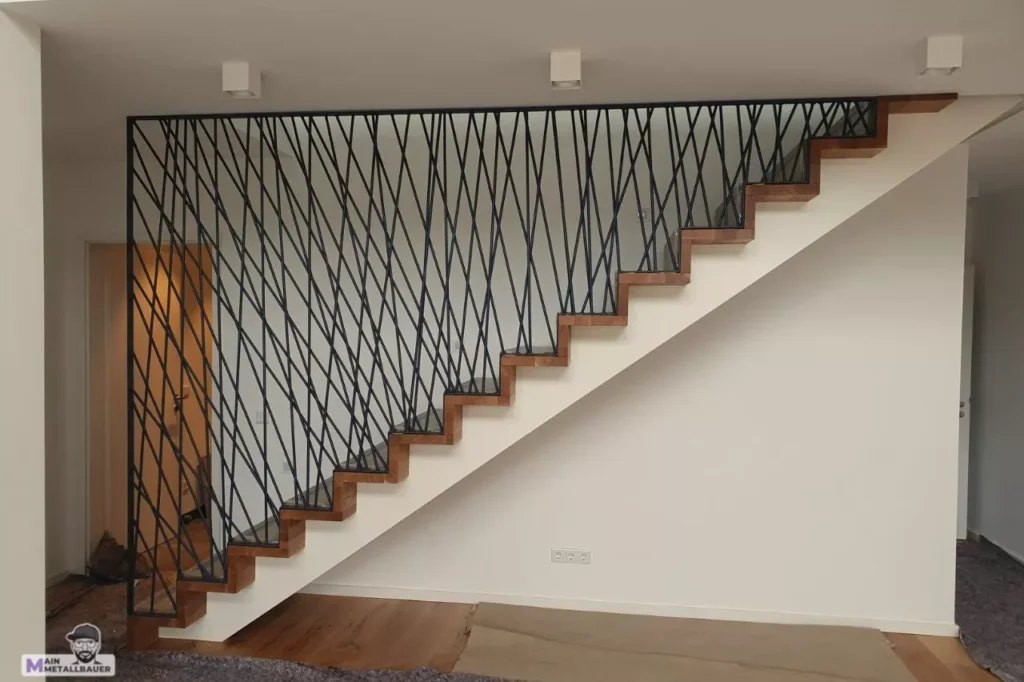 Designer Harfengelaender aus Rundstaeben