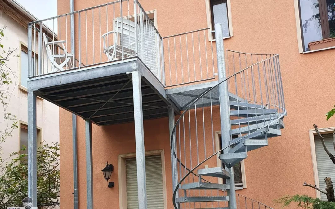 Spindeltreppe Inkl Anbaubalkon