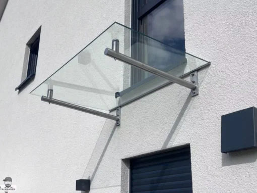 Modernen Glasueberdachung Aluminium Glasvordach Eingangsbereich