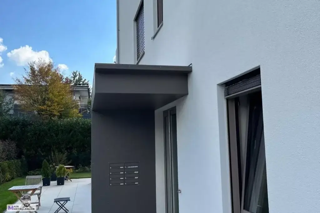 Vordach Inkl Briefkastenanlage Vordach inkl Briefkastenanlage